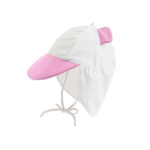 Cuddle Club Bear UPF 50+ Adjustable Toggle & Chin Strap Sun Hat Baby Size M